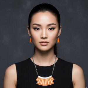 Glamour Goddess Orange Tiger Set